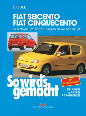 Fiat Seicento von 3/98 bis 9/07, Fiat Cinquecento von 2/93 bis 9/07 de Rüdiger Etzold