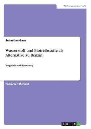 Wasserstoff und Biotreibstoffe als Alternative zu Benzin de Sebastian Gaus