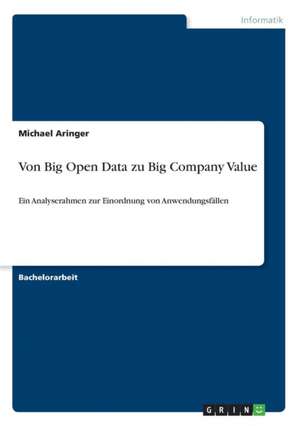 Von Big Open Data zu Big Company Value de Michael Aringer