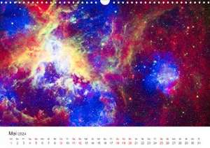 Nebel & Galaxien - Faszination Weltraum (Wandkalender 2024 DIN A3 quer), CALVENDO Monatskalender de M. Scott