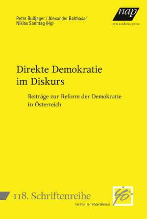 Direkte Demokratie im Diskurs de Alexander Balthasar