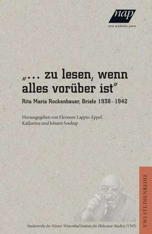 "... zu lesen, wenn alles vorüber ist" de Eleonore Lappin-Eppel