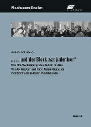 "... und der Block war judenleer" de Andreas Schrabauer