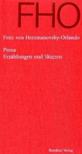 Erzählungen 02 de Fritz von Herzmanovsky-Orlando