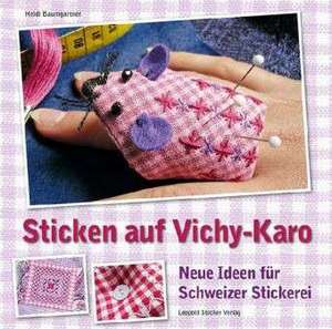 Sticken auf Vichy-Karo de Heidi Baumgartner