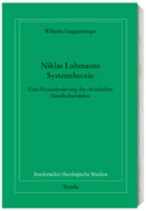 Niklas Luhmanns Systemtheorie de Wilhelm Guggenberger