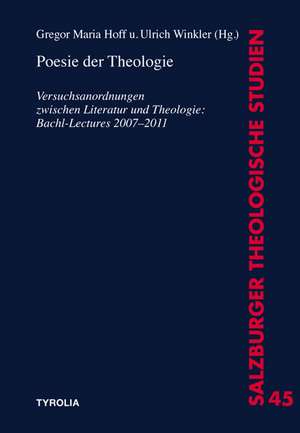 Poesie der Theologie de Gregor Maria Hoff