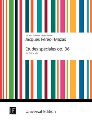 Etudes speciales de Jacques-Féréol Mazas