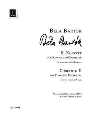 Klavierkonzert Nr. 2 de Béla Bartók