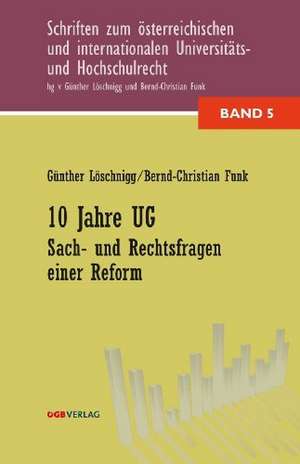 10 Jahre UG de Günther Löschnigg