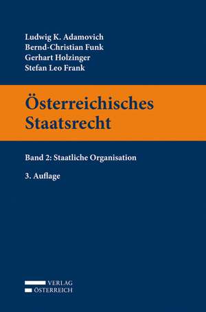 Österreichisches Staatsrecht de Ludwig Adamovich