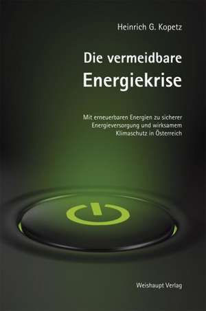 Die vermeidbare Energiekrise de Heinrich G. Kopetz