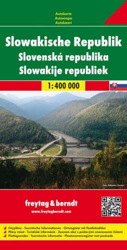 Slowakische Republik 1 : 400 000. Autokarte