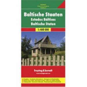 Baltische Staaten / Baltic States 1 : 400 000 Autokarte