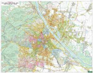 Vienna, wall plan 1:15,000, magnetic marker board, freytag & berndt