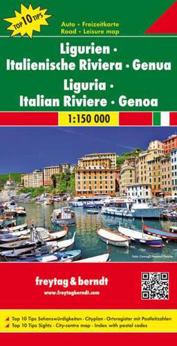 Ligurien - Italienische Riviera - Genua 1 : 150 000