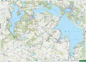 Müritz, Wander-, Rad- und Freizeitkarte 1:50.000, freytag & berndt, WK D5222 de Freytag-Berndt und Artaria KG