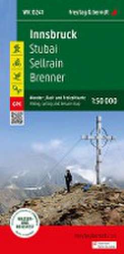 Innsbruck, Wander-, Rad- und Freizeitkarte 1:50.000, freytag & berndt, WK 0241 de Freytag & Berndt