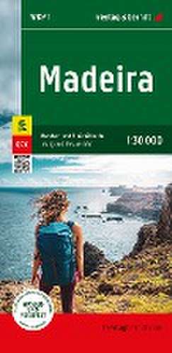 Madeira, Wander- und Freizeitkarte 1:30.000, freytag & berndt de Freytag & Berndt