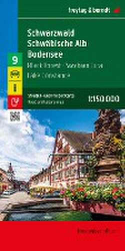 Schwarzwald - Schwäbische Alb - Bodensee, Straßen- und Freizeitkarte 1:150.000, freytag & berndt de Freytag & Berndt