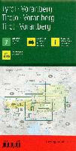 Tirol - Vorarlberg, Straßen- und Freizeitkarte 1:200.000, freytag & berndt de Freytag & Berndt