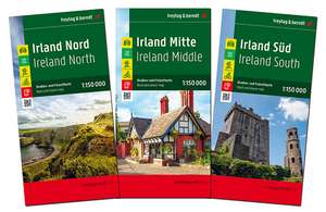 Irland, Straßen- und Freizeitkarten-Set 1:150.000, freytag & berndt de Freytag & Berndt