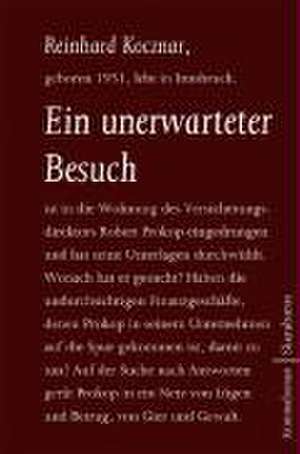 Ein unerwarteter Besuch de Reinhard Kocznar