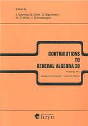 Contributions to General Algebra 20 de J Czermak