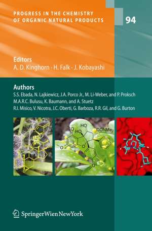 Progress in the Chemistry of Organic Natural Products Vol. 94 de A. Douglas Kinghorn