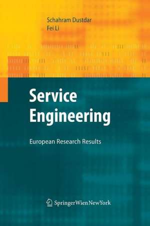 Service Engineering: European Research Results de Schahram Dustdar