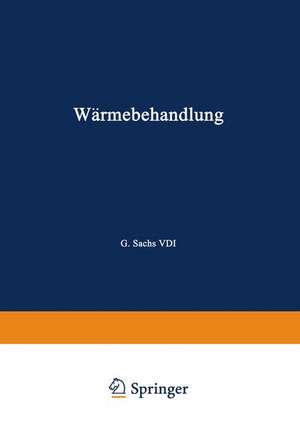 Wärmebehandlung de A. Kußmann