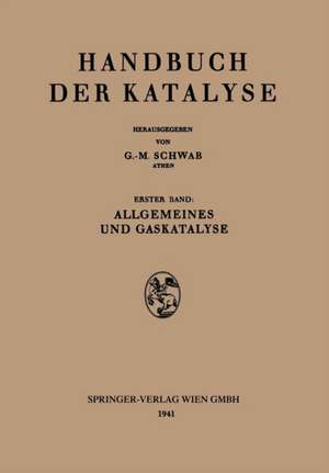 Allgemeines und Gaskatalyse de M. Bodenstein