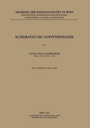 Schematische Gewitterfelder de Egon von Schweidler