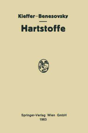 Hartstoffe de Richard Kieffer