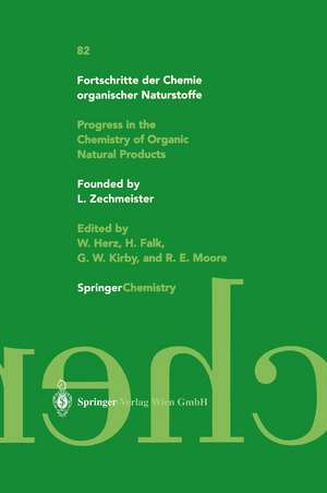 Fortschritte der Chemie organischer Naturstoffe / Progress in the Chemistry of Organic Natural Products de G. Bringmann