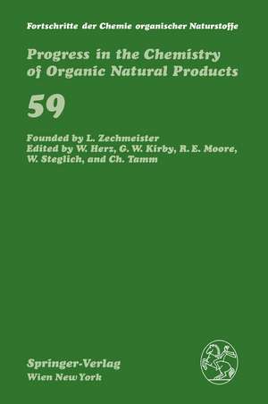 Fortschritte der Chemie organischer Naturstoffe / Progress in the Chemistry of Organic Natural Products de A.-M. Eklund