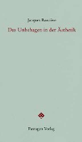 Das Unbehagen in der Ästhetik de Jacques Rancière