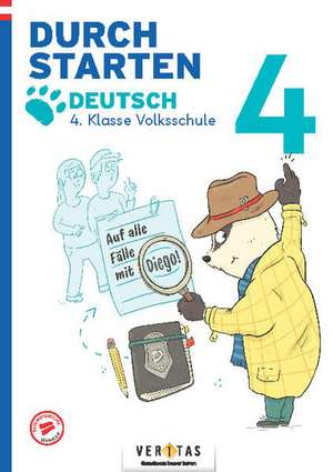 Durchstarten Volksschule 3. Klasse. Auf alle Fälle mit Diego! Deutsch - Übungsbuch de Catherine Salomon