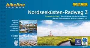 Nordseeküsten-Radweg. 1:75000 / Nordseeküsten-Radweg 3 de Esterbauer Verlag