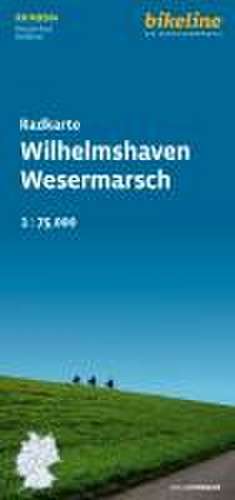 Radkarte Wilhelmshaven, Wesermarsch de Esterbauer Verlag