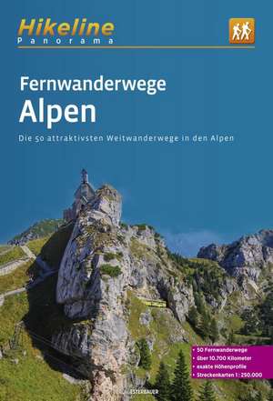 Fernwanderwege Alpen de Esterbauer Verlag
