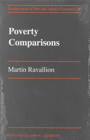 Poverty Comparisons de Martin Ravallion