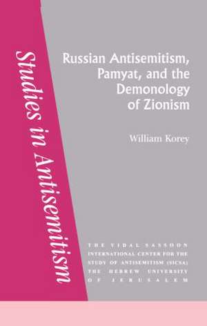 Russian Antisemitism Pamyat/De de Corey