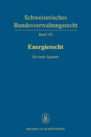 Energierecht de Riccardo Jagmetti