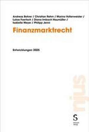Finanzmarktrecht de Andreas Bohrer