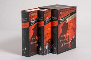 Sherlock Holmes - Sämtliche Werke in 3 Bänden (Die Erzählungen I, Die Erzählungen II, Die Romane) (3 Bände im Schuber) de Arthur Conan Doyle