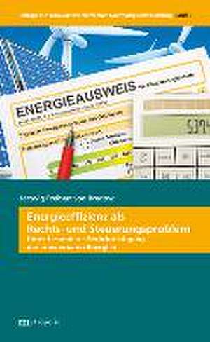 Energieeffizienz als Rechts- und Steuerungsproblem de Hartwig von Bredow