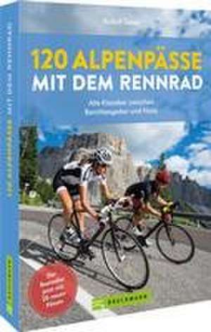 120 Alpenpässe mit dem Rennrad de Rudolf Geser