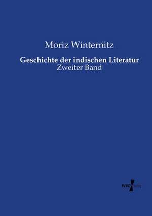 Geschichte der indischen Literatur de Moriz Winternitz