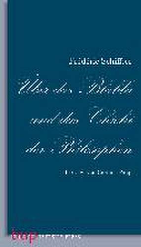 Über das Blabla und das Chichi der Philosophen de Frédéric Schiffter